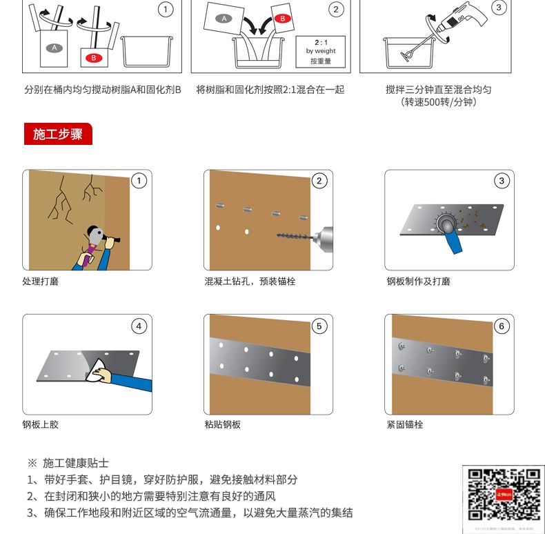 包钢洪雅粘钢加固施工过程